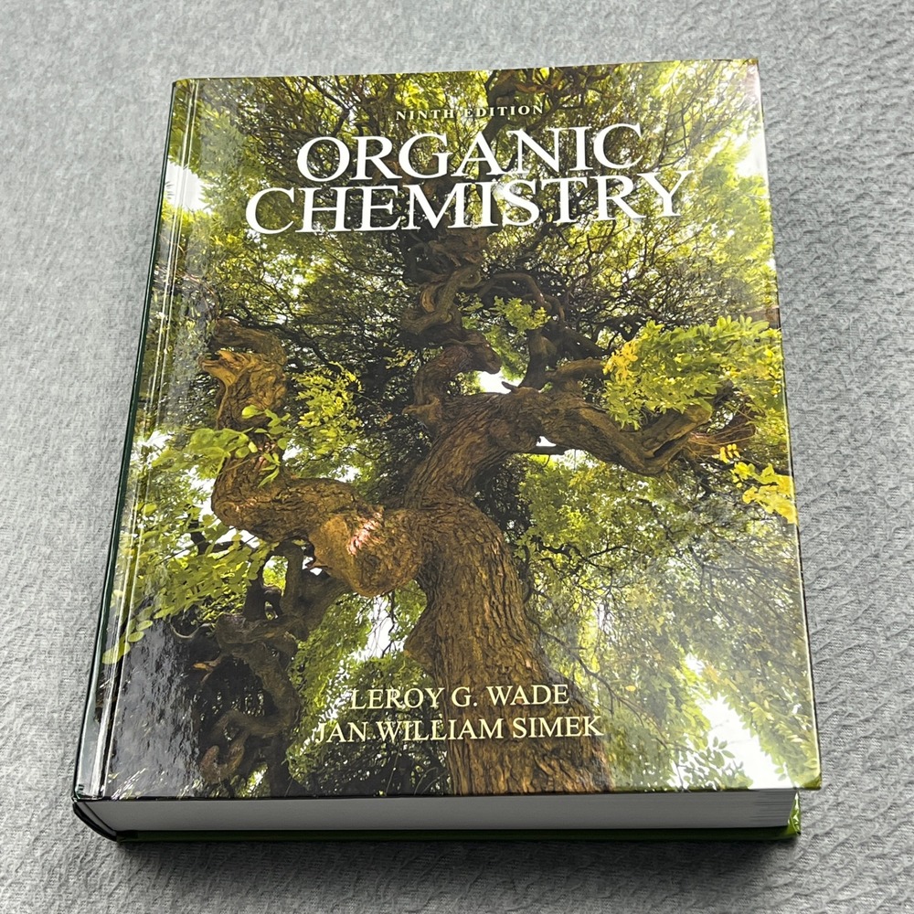 Pearson Organic Chemistry Textbook 9th Edition Wade Simek Hardcover- Very Good
